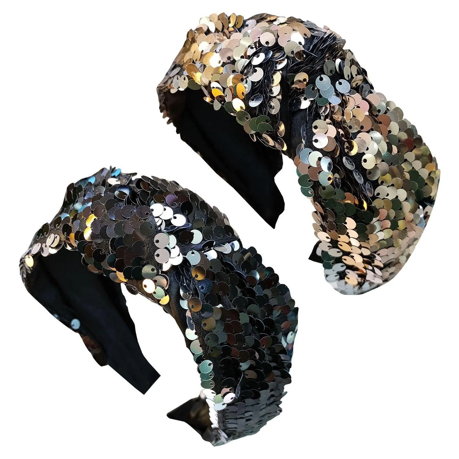 Обруч для волосся з блискітками (2 шт.), фото №1