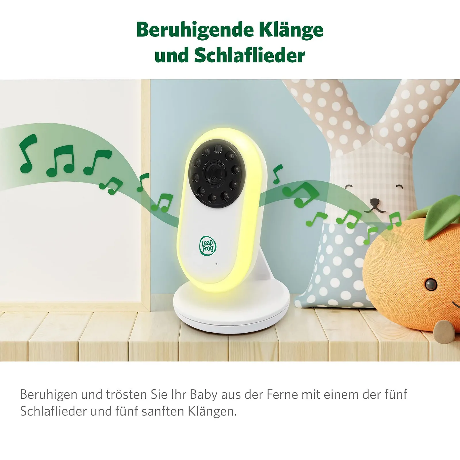 Відеоняня LeapFrog LF2423 2,8 дюйма, 720p, фото №6 Відеоняня LeapFrog LF2423 2,8 дюйма, 720p, фото №6