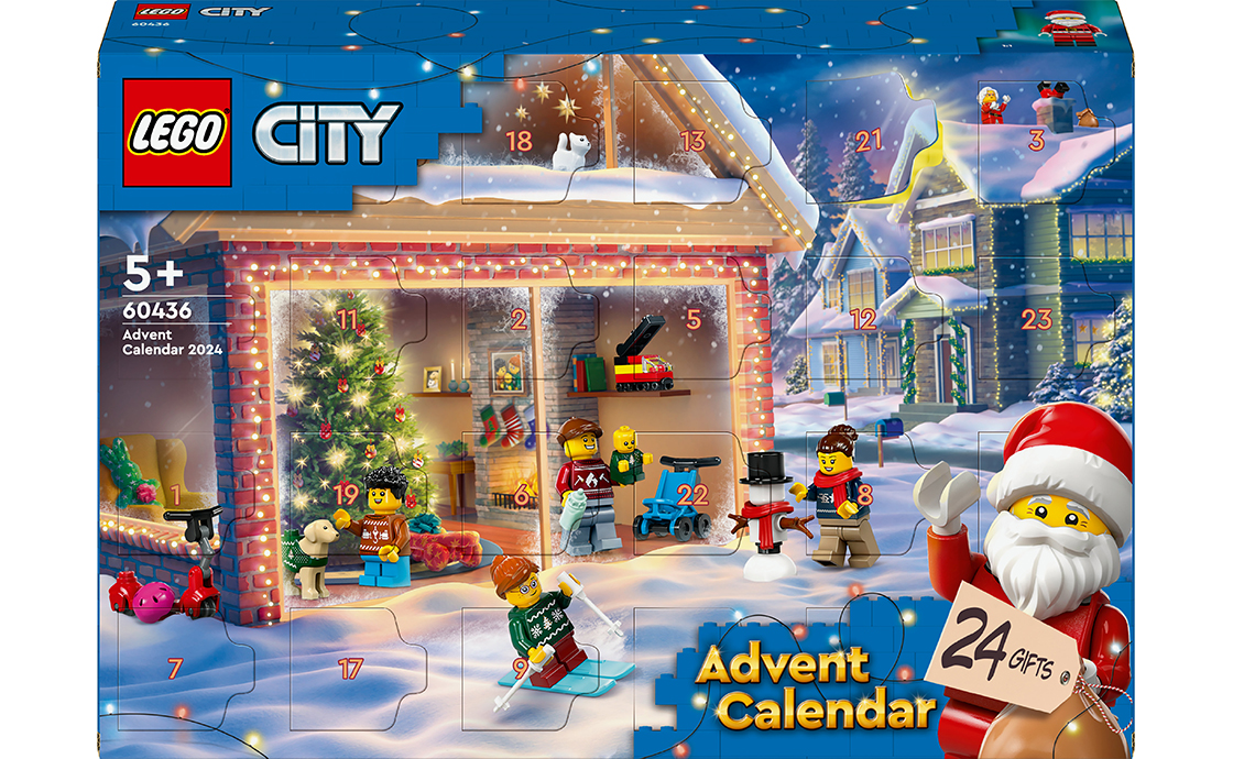 LEGO City Рождественский адвент-календарь 2024 Лего Сити (60436), фото №1