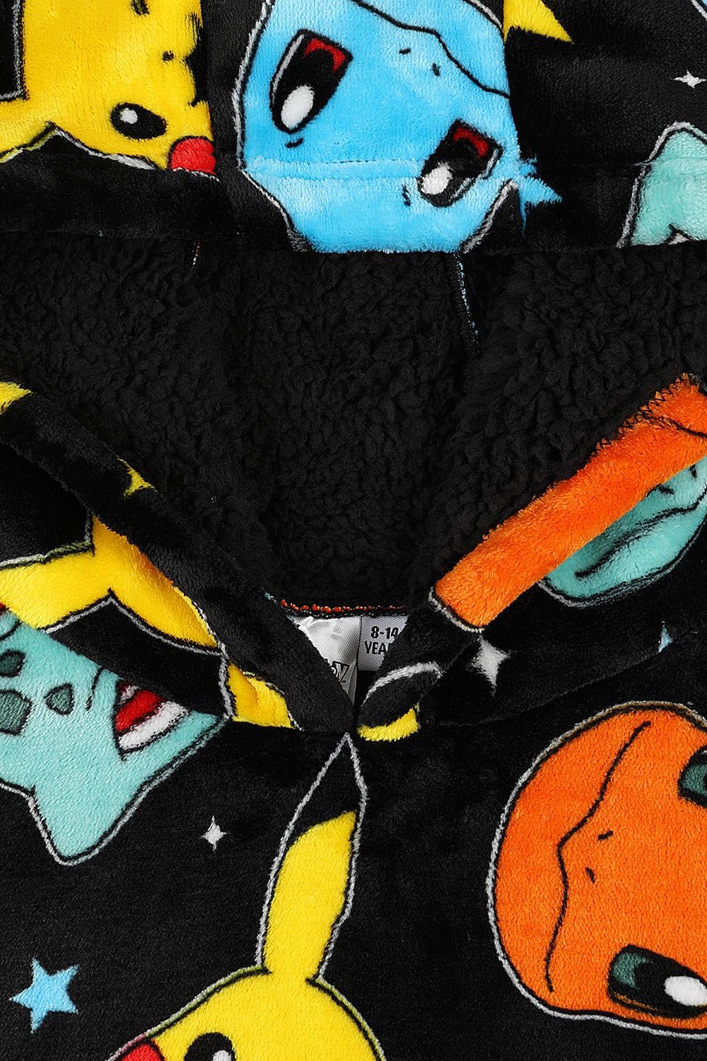 Худі Pokemon для хлопчиків і дівчаток, повністю на флісовій підкладці, фото №3