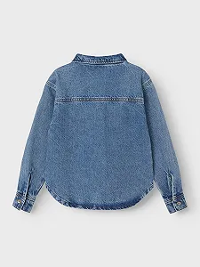 Рубашка-куртка NAME IT для мальчика Деним synthetic.ua - Фото 1