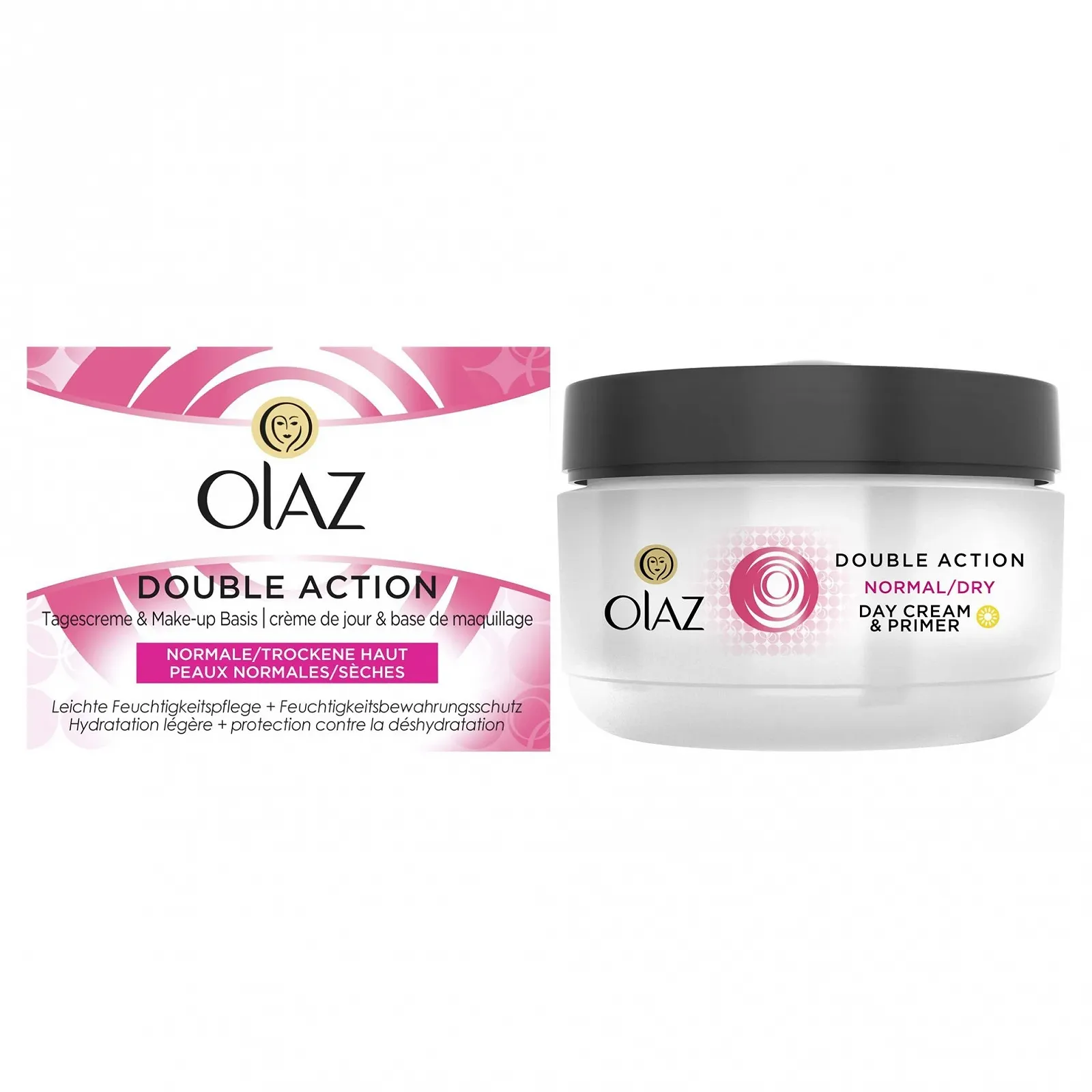 Захисний денний крем OLAZ Essentials Double Action баночка, фото №6 Захисний денний крем OLAZ Essentials Double Action баночка, фото №6