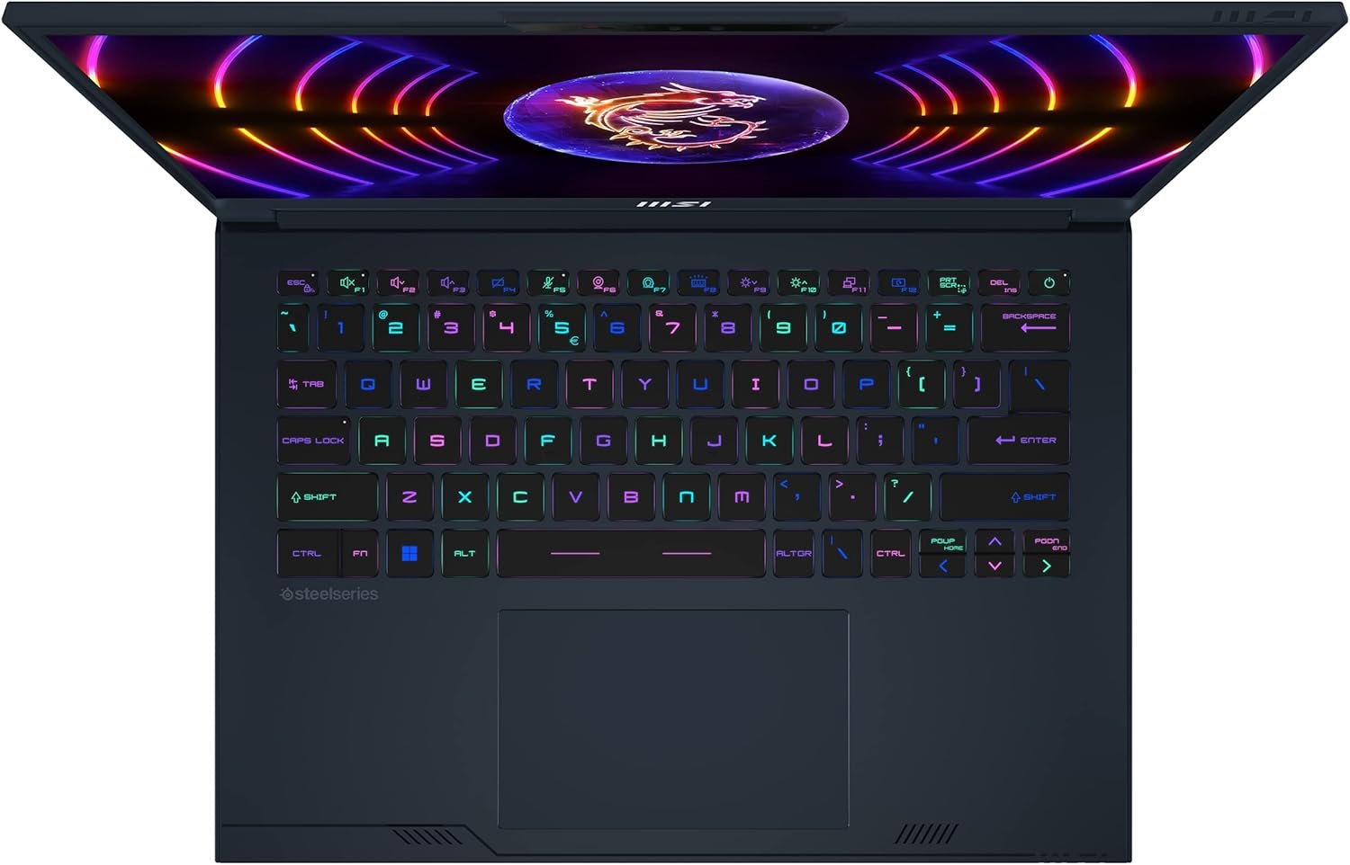 Ультрабук 14" MSI Stealth 14 Studio (A13VE-029) Gaming Intel Core i7-13700H RAM 16GB SSD 1TB GeForce RTX 4050 Windows 11 Магний-алюминиевый корпус, фото №2 Ультрабук 14" MSI Stealth 14 Studio (A13VE-029) Gaming Intel Core i7-13700H RAM 16GB SSD 1TB GeForce RTX 4050 Windows 11 Магний-алюминиевый корпус, фото №2