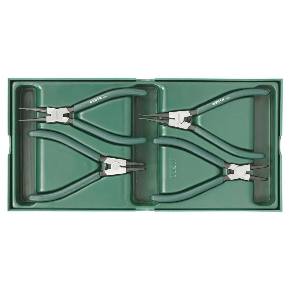 Набор плоскогубцев для стопорных колец SATA 4 шт ST09911SJ, фото №1 Набор плоскогубцев для стопорных колец SATA 4 шт ST09911SJ, фото №1