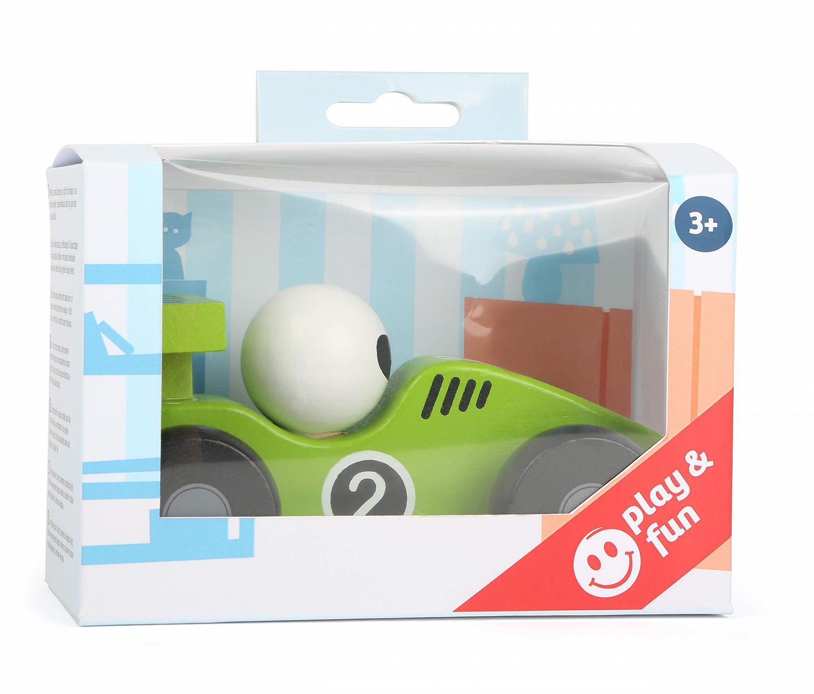 Игрушечная машина Small Foot 11130 Деревянная Speedster Многоцветная Зеленый, фото №2