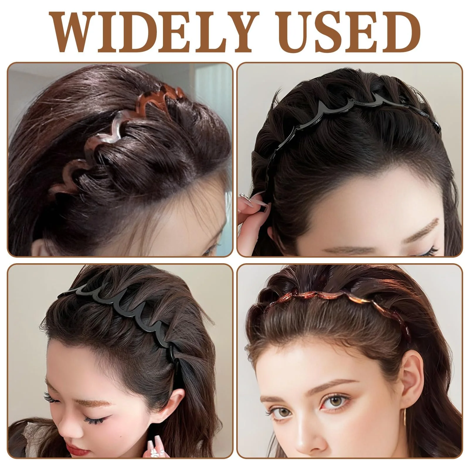 Обруч на голову U-подібний гнучкий, фото №7