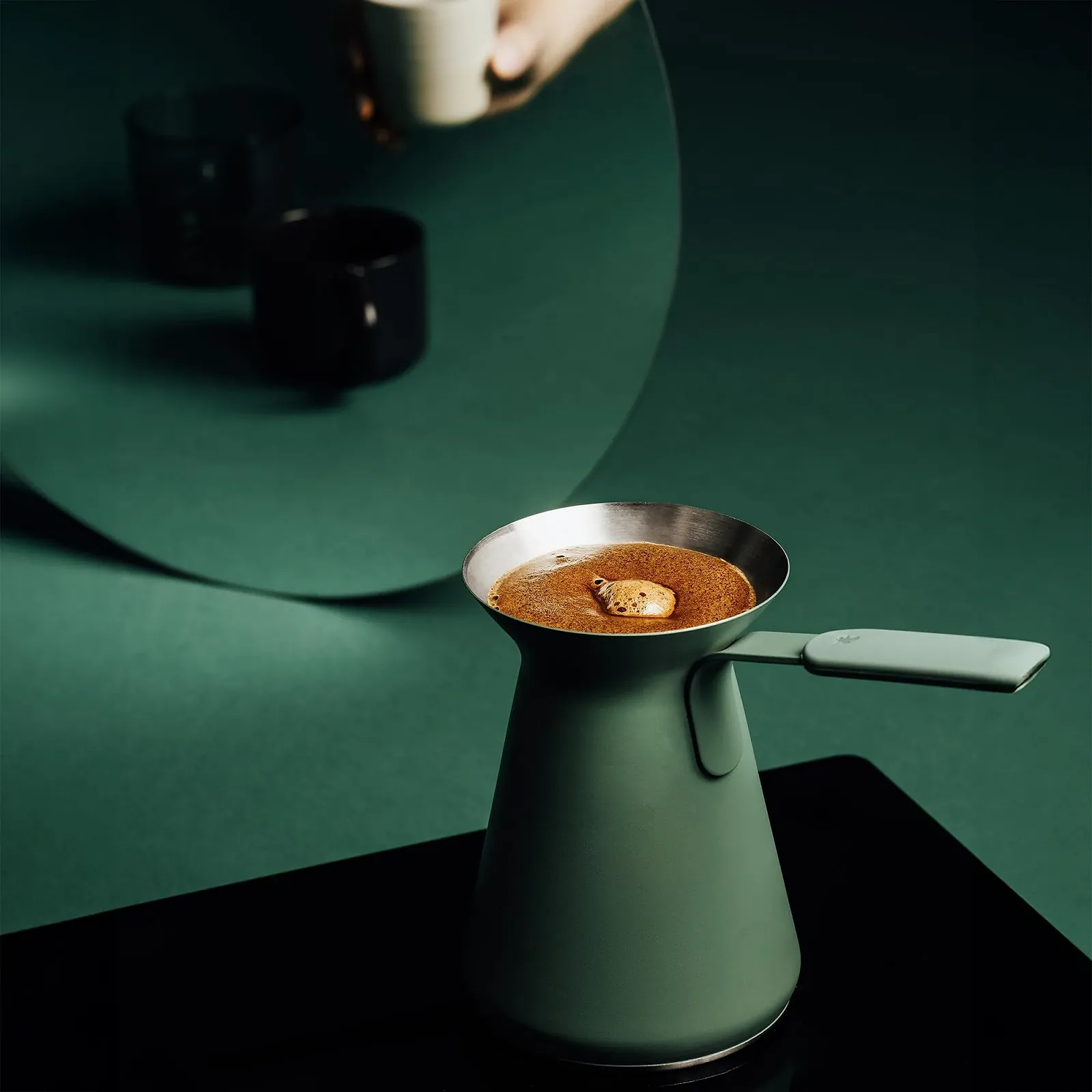 Турка OTTO Modern для турецької кави 550 мл, нержавіюча сталь, SAGE, фото №5