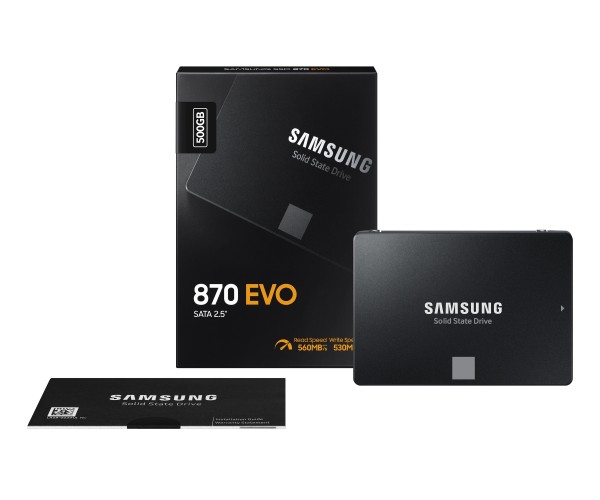 Накопичувач SSD 500GB Samsung 870 EVO 2.5" SATAIII MLC (MZ-77E500B/EU), фото №9
