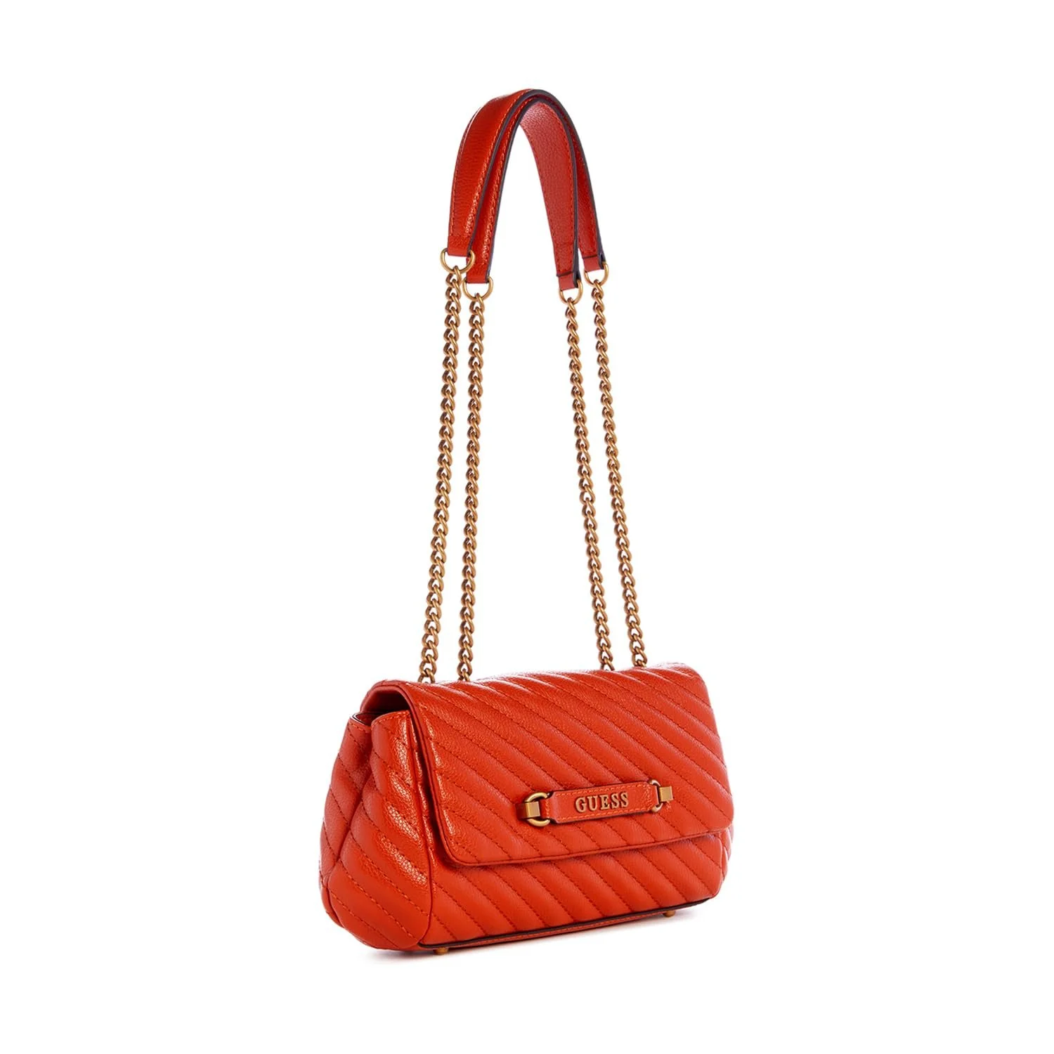 Сумка крос-боді GUESS Sela, що трансформується, лисячо-червона, фото №3