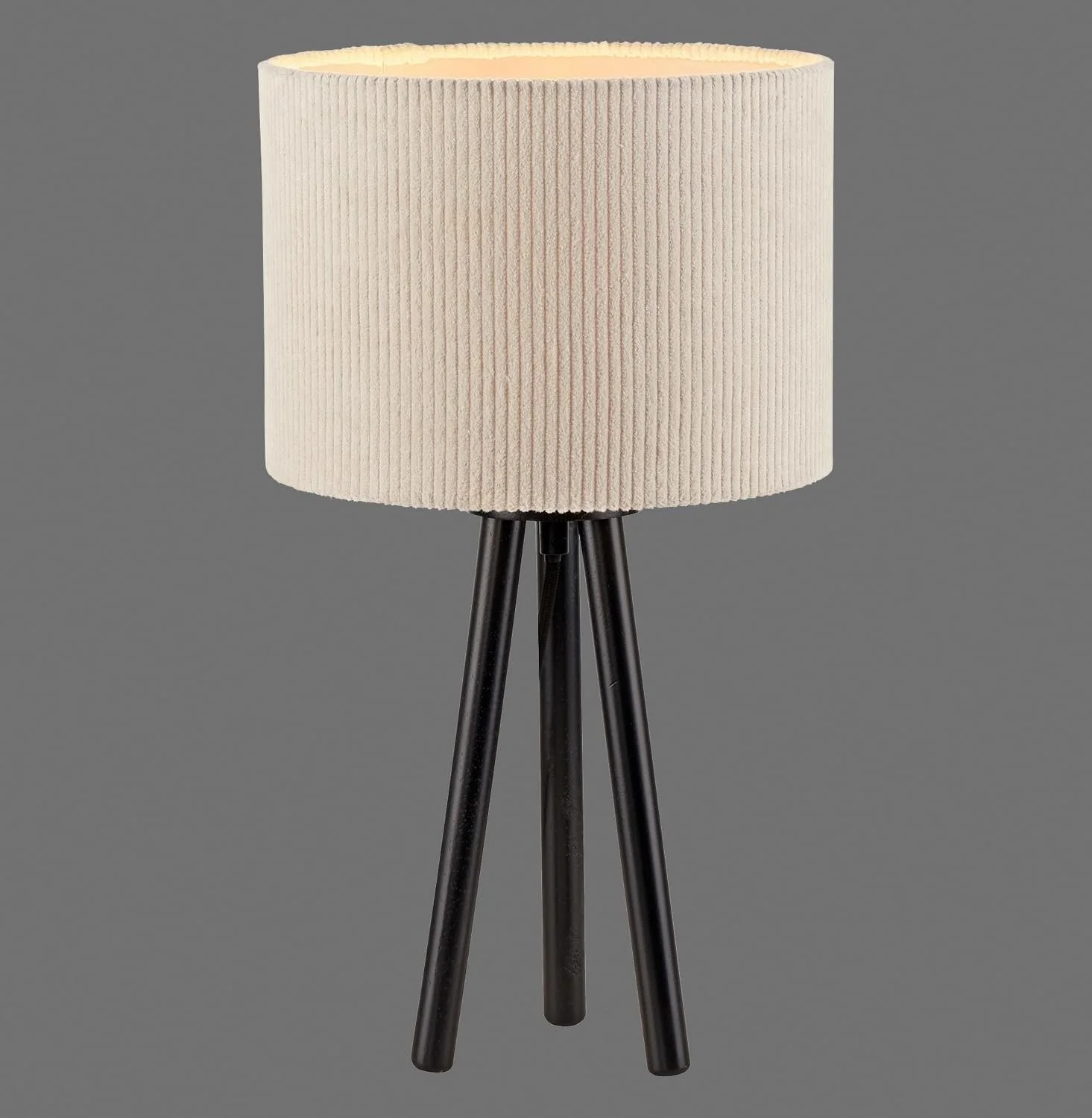 Настільна лампа Just Light 45 см Пластик Бежева, фото №2