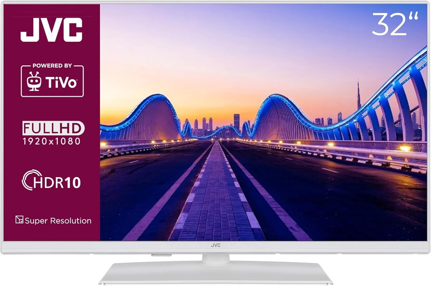 Телевізор 32" JVC LT-32VF5355W / Full HD / 50 Гц / LCD / Wi-Fi / Bluetooth / T2, фото №1