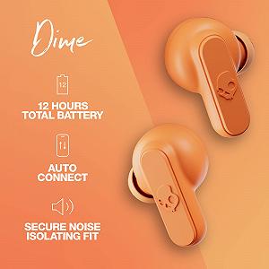 Навушники SKULLCANDY Dime True Wireless In-Ear - Golden Orange, One Size synthetic.ua - Фото 1