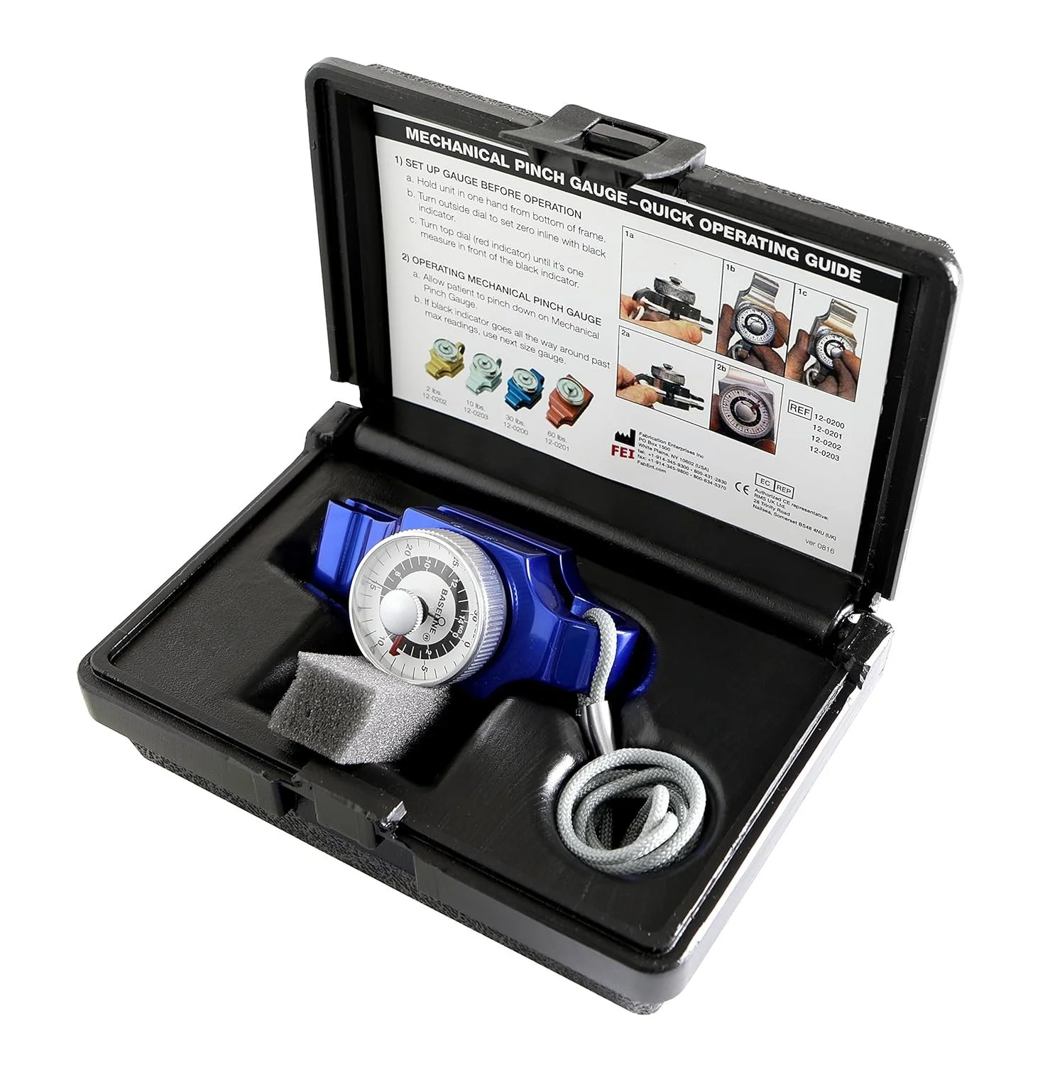 Измеритель силы сжима пальцев Baseline 12-0203 Синий, фото №4 Измеритель силы сжима пальцев Baseline 12-0203 Синий, фото №4