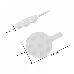 Форма для равликів Gatuida Керамічна з ручкою Біла ціна на synthetic.ua - Фото 1 Форма для равликів Gatuida Керамічна з ручкою Біла synthetic.ua - Фото 1