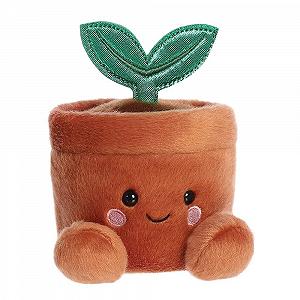 Мягкая игрушка Aurora Palm Pals Terra Flower Pot 33793 Коричневая 13 см synthetic.ua - Фото 1