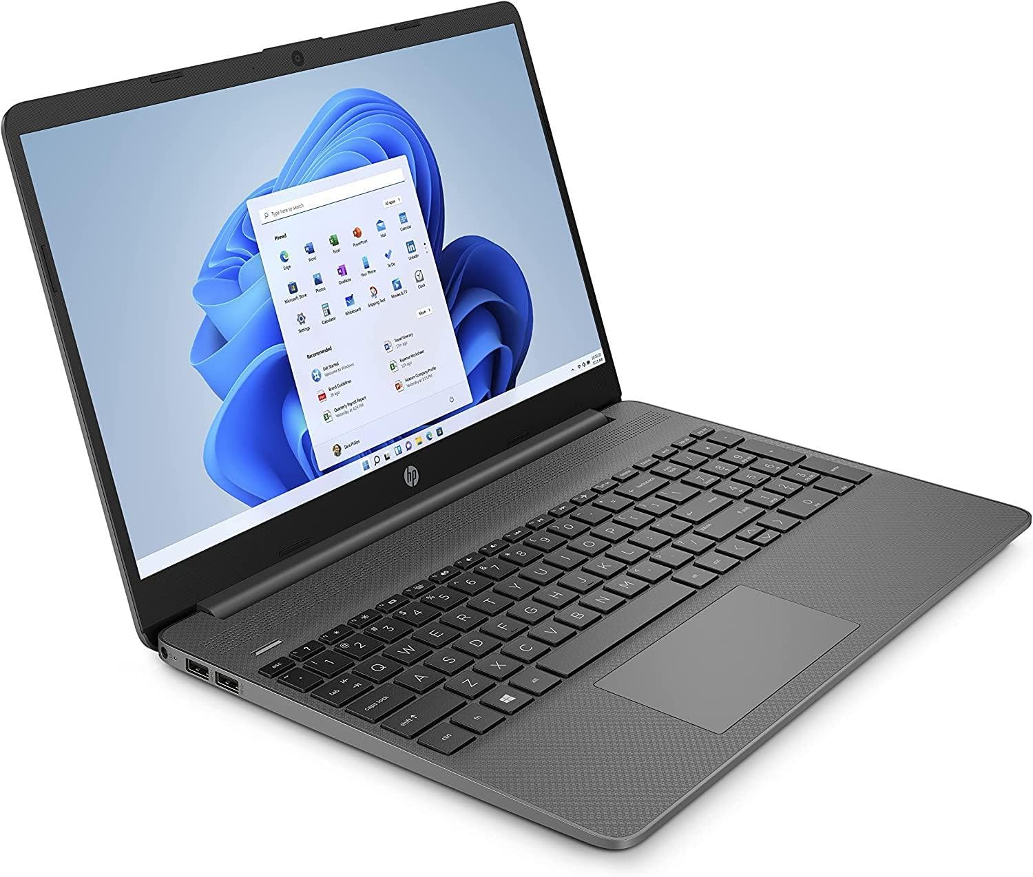 Ноутбук 15.6" HP 15s-fq0006sl Intel Celeron N4120 RAM 8GB SSD 256GB Win11 (UKR), фото №2