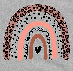 Дитячий світшот Shirtracer Богемний Одяг Богемна веселка Леопард synthetic.ua - Фото 1