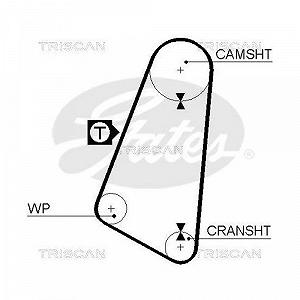 Ремень ГРМ TRISCAN 8645 5015 для AUDI VW DANA synthetic.ua - Фото 1