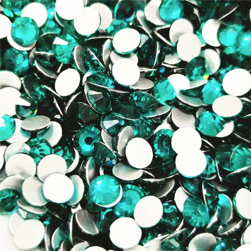 Стрази скло, розміри SS3~SS20, без термофіксації, для DIY дизайну нігтів - - ss12, 1440 шт, фото №6