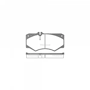 Комплект тормозных колодок, дисковый тормоз TRISCAN 8110 23774 для MERCEDES-BENZ VW - Фото 1