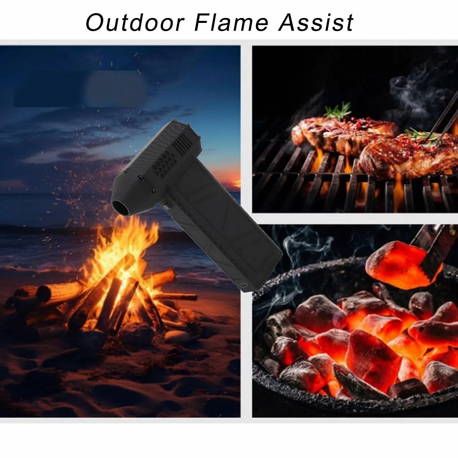 Электрический вакуумный очиститель 300,000 RPM USB C 15W PD QC Быстрая зарядка 16,000 mAh с регулировкой скорости, фото №3