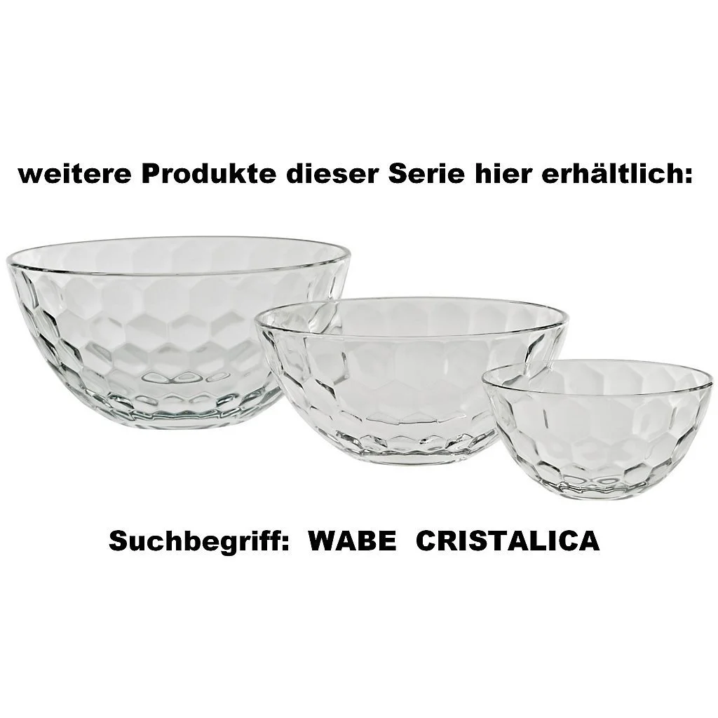 Ваза для фруктов Honeycomb D 23.5 см, высококачественное стекло, современный, вневременный стиль., фото №6