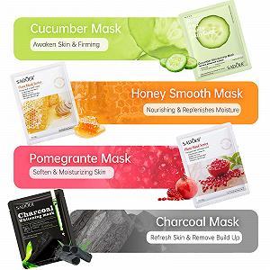 Маска для обличчя Набір для догляду за шкірою (Упаковка 8+2) Тканинна маска для обличчя з колагеном ціна на synthetic.ua - Фото 1 Маска для обличчя Набір для догляду за шкірою (Упаковка 8+2) Тканинна маска для обличчя з колагеном synthetic.ua - Фото 1