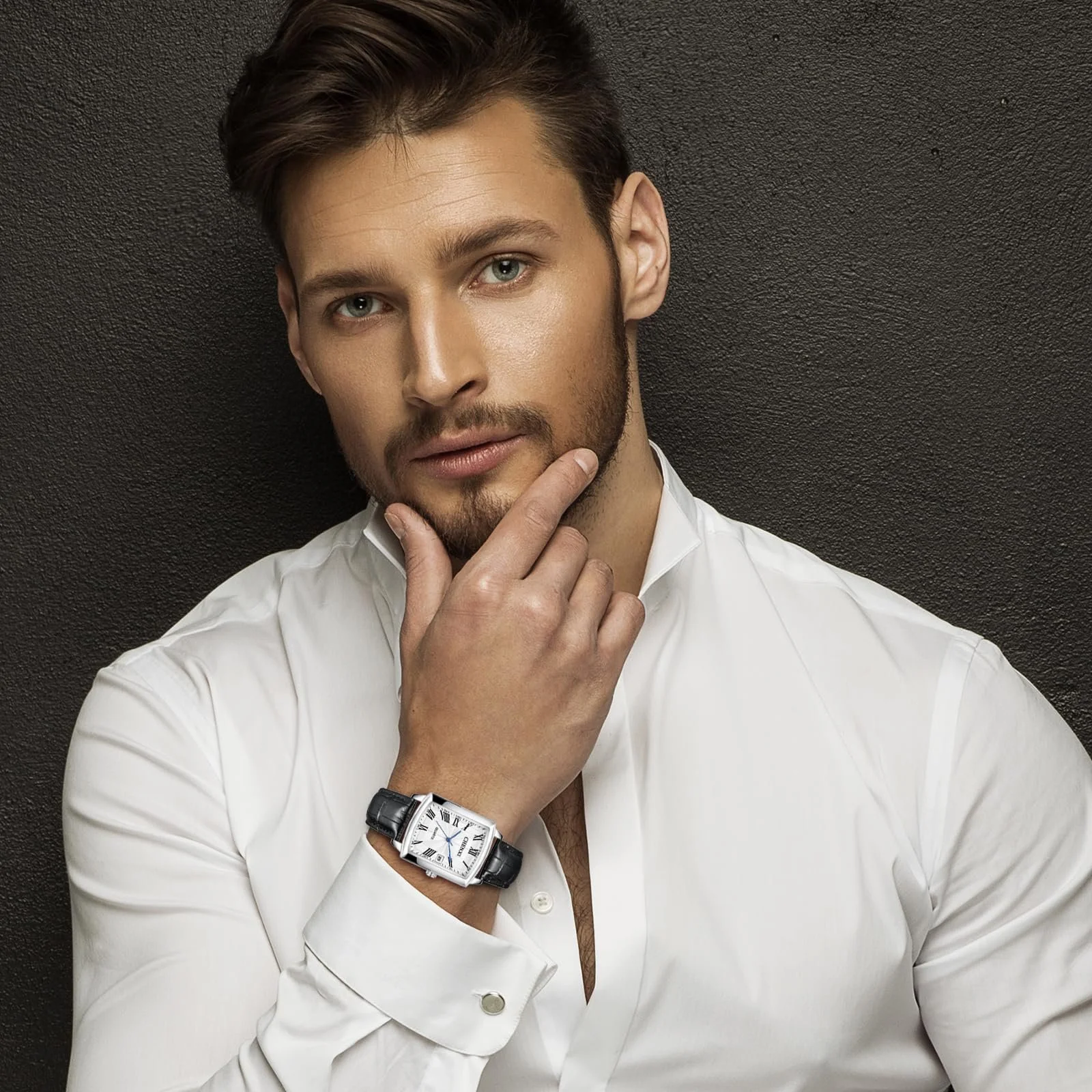 Чоловічий годинник JewelryWe Кварцовий Аналоговий Календар 30 м Водонепроникний, фото №3 Чоловічий годинник JewelryWe Кварцовий Аналоговий Календар 30 м Водонепроникний, фото №3