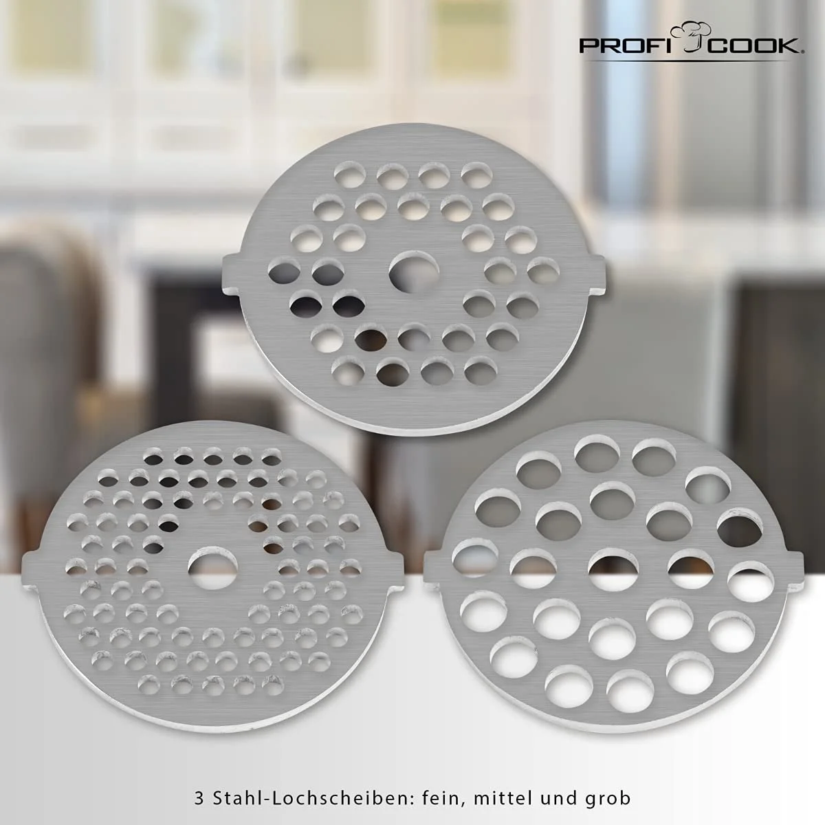 Электрическая мясорубка ProfiCook FW 1060 1000 Вт Черный и серебристый, фото №6 Электрическая мясорубка ProfiCook FW 1060 1000 Вт Черный и серебристый, фото №6