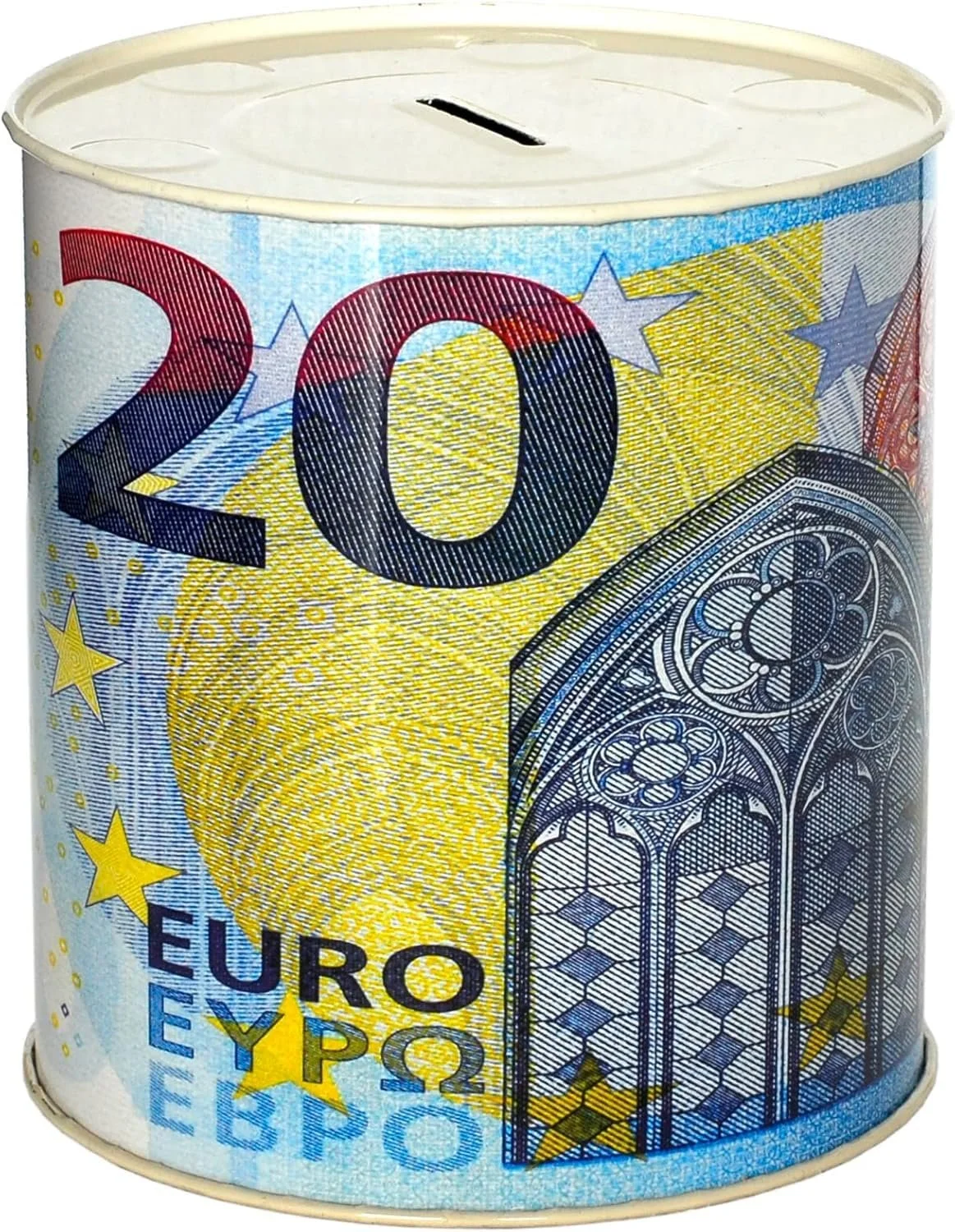 Скарбничка металева XXL 19x15 см випадкова банкнота, фото №6