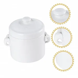 Каструля з кришкою NUOBESTY керамічна для супів та яєць на пару synthetic.ua - Фото 1