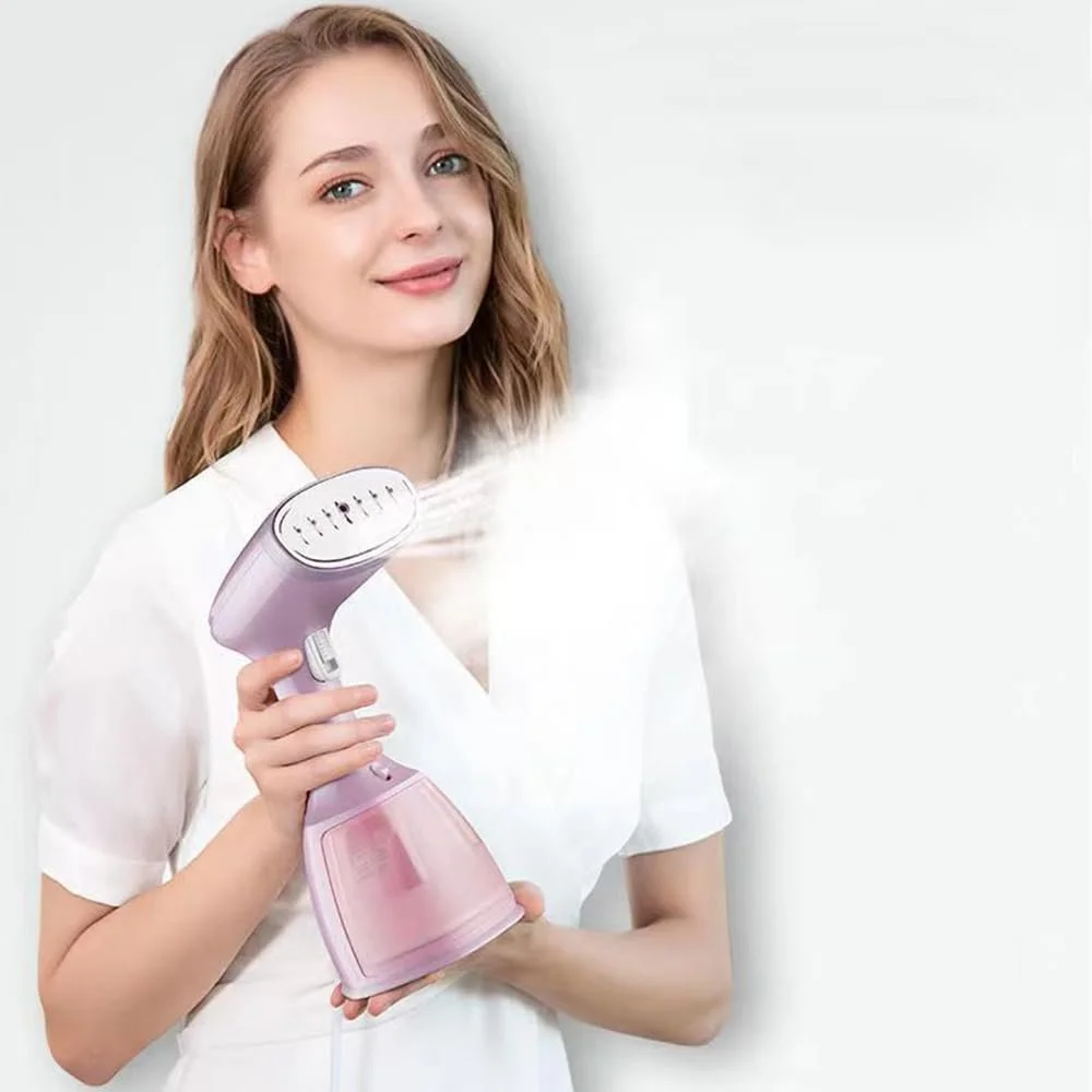 Портативный отпариватель YENTAKE 350 мл 3 режима Розовый, фото №1