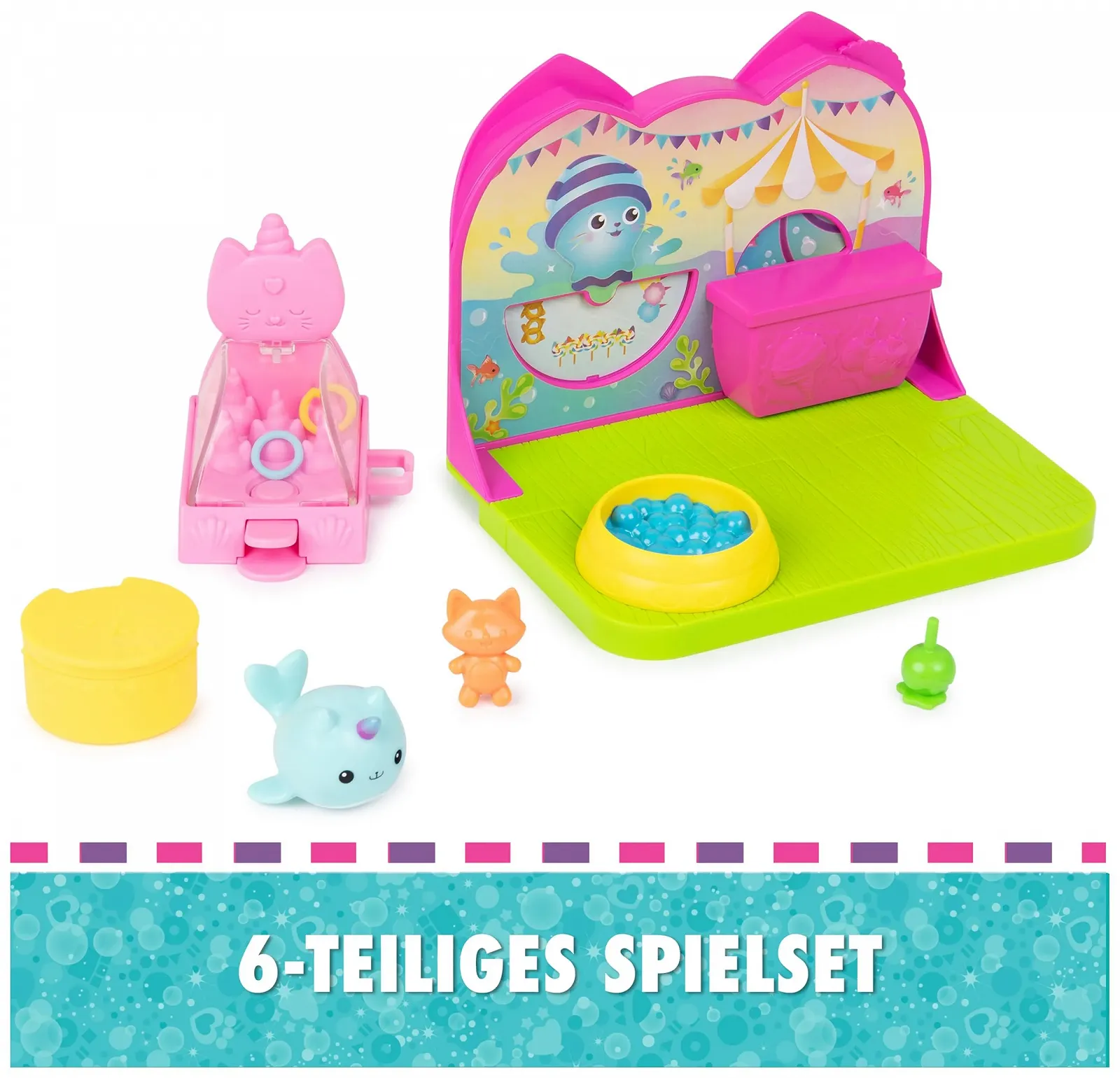 Набір для гри Gabby's Dollhouse Deluxe Room з Kitten Narwhal Kitty Narwhale, Меблями та Тематичними Аксесуарами, Для віку 3+, фото №2