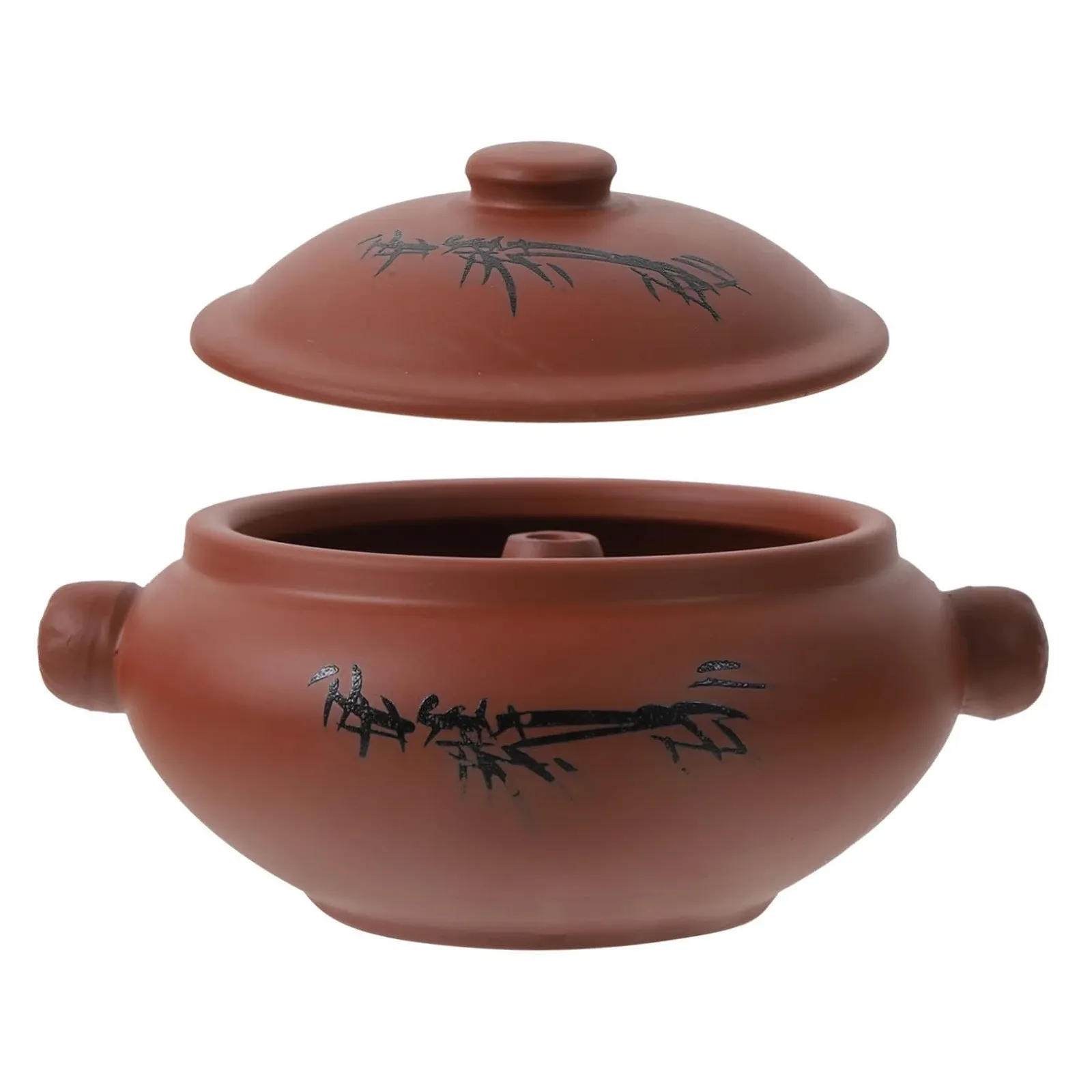 Керамічна каструля для тушкування термостійка глиняна, фото №1