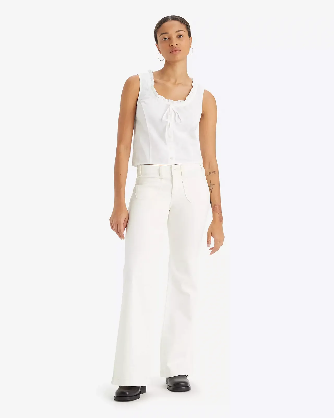 Жіночі штани Levis - Superlow Flare Pant Egret - 24 34, фото №1