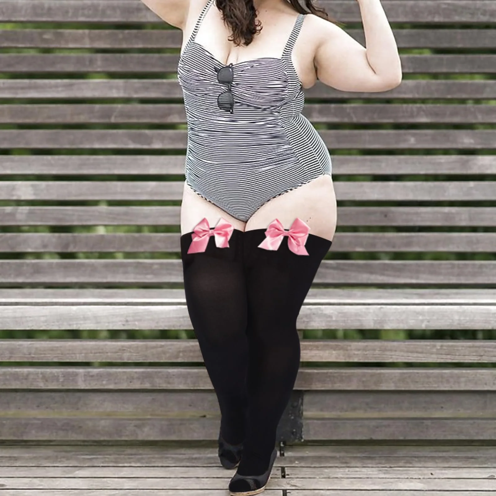 Шкарпетки Moon Wood з бантом для жінок, 3 пари, фото №4