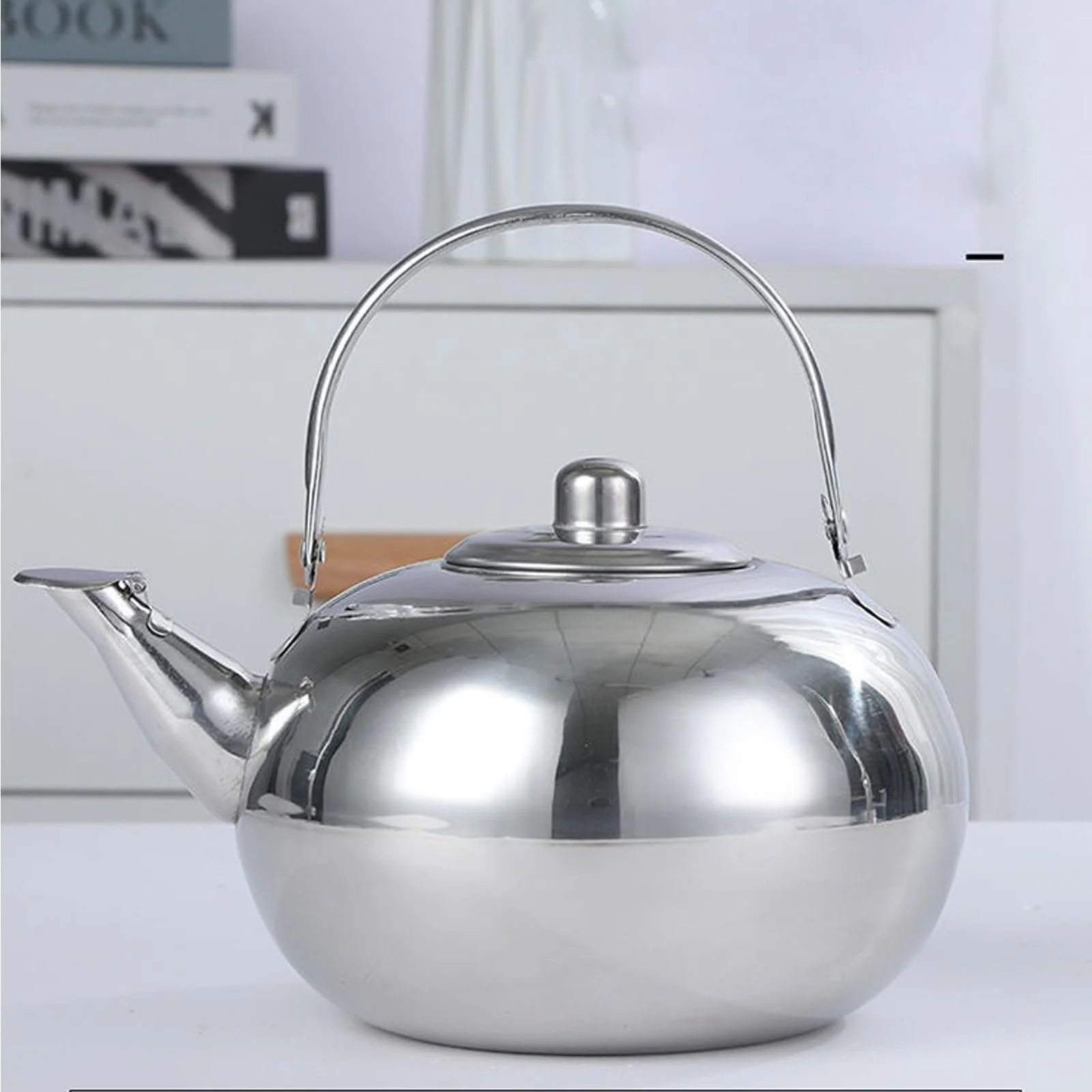 Чайник-заварник Toolzia 2.3L Нержавіюча сталь Срібний, фото №5