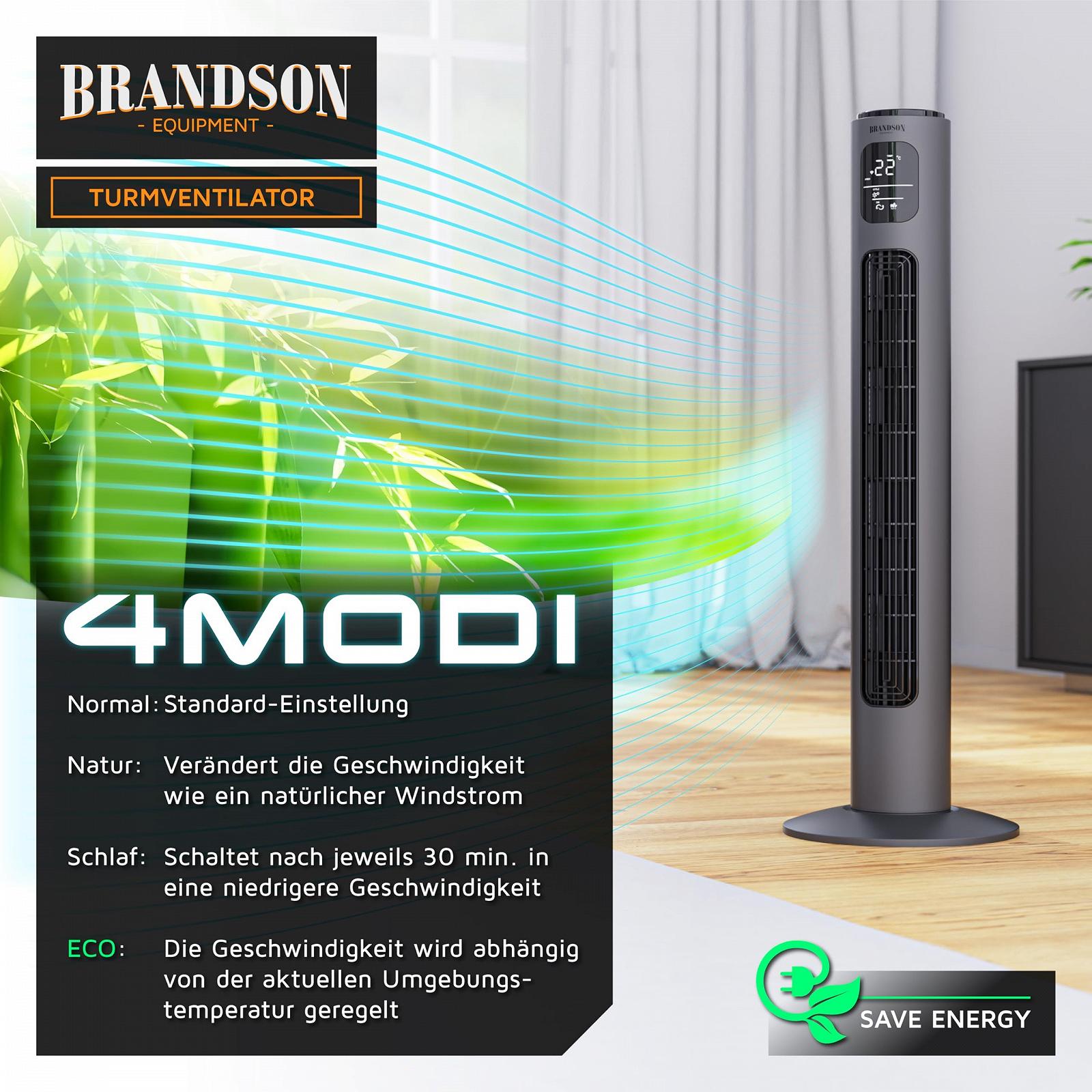 Вентилятор башенный Brandson ECO DC Motor WiFi Smart Home, фото №4