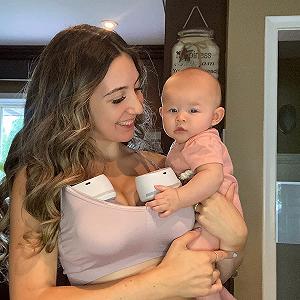 Молокоотсос электрический Bellababy Портативный, 4 режима, 6 уровней всасывания, 24 мм, Белый synthetic.ua - Фото 1