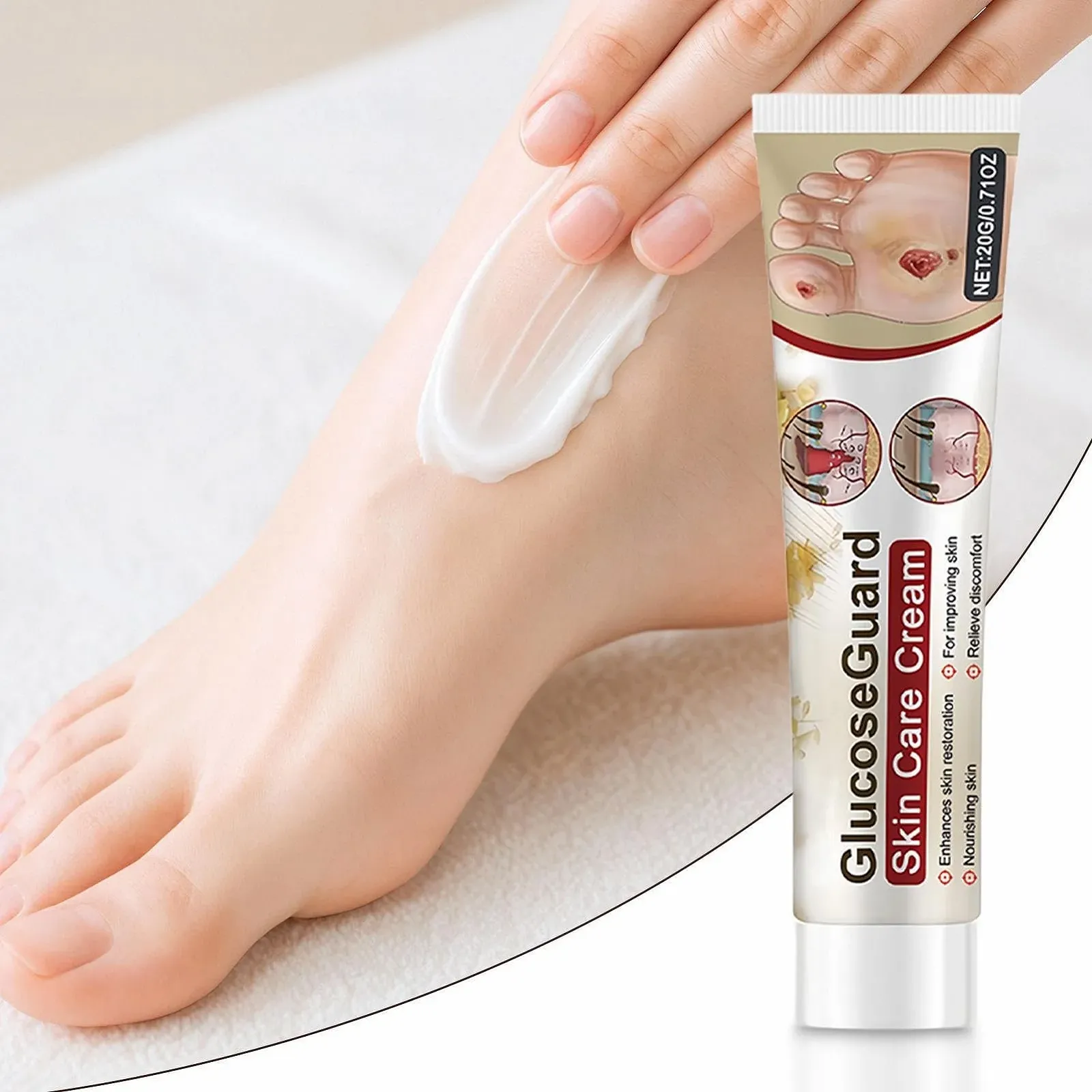 Крем для ног Cracked Feet увлажняющий для сухой и потрескавшейся кожи для мужчин и женщин, фото №8