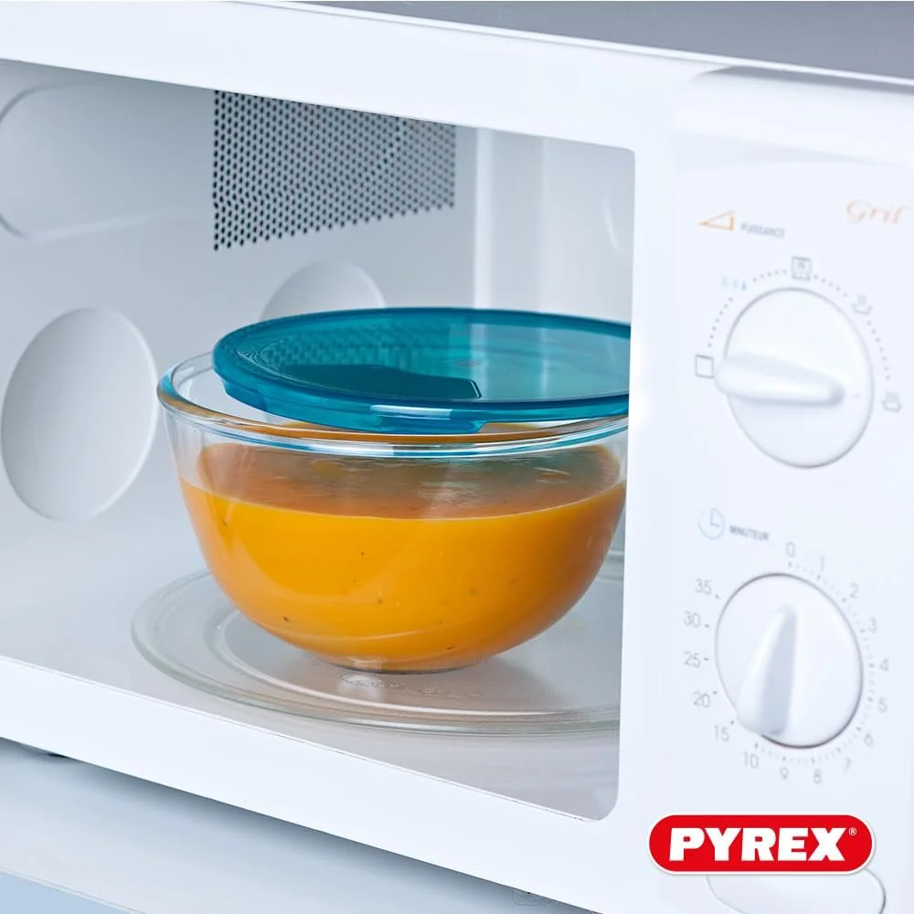 Набор мисок для смешивания Pyrex из боросиликатного стекла из 5 шт. с крышками, фото №7 Набор мисок для смешивания Pyrex из боросиликатного стекла из 5 шт. с крышками, фото №7