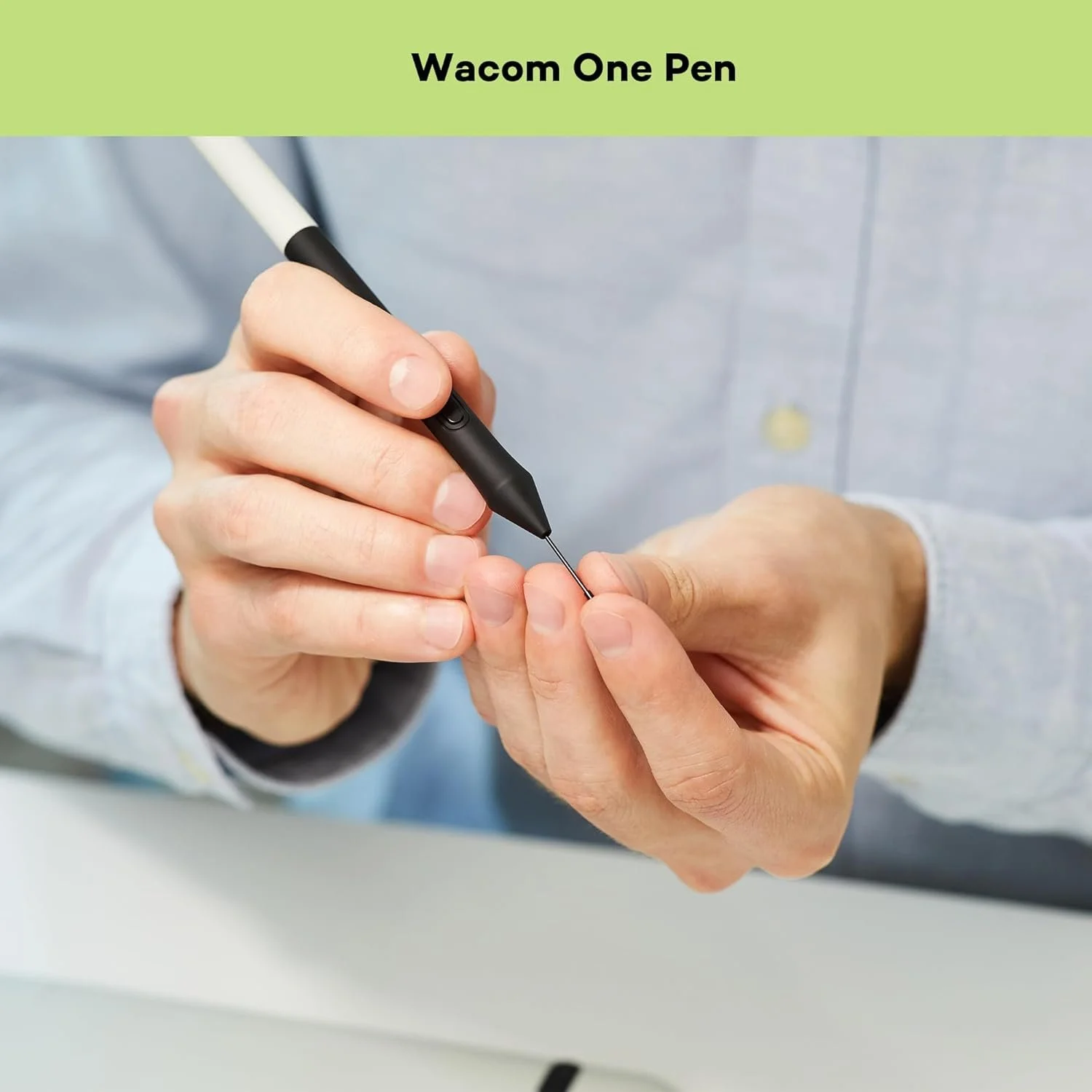 Графічний планшет 13.3'' Wacom One DTC133W0B / Full HD / 1920х1080 / Чорний/Сірий, фото №4