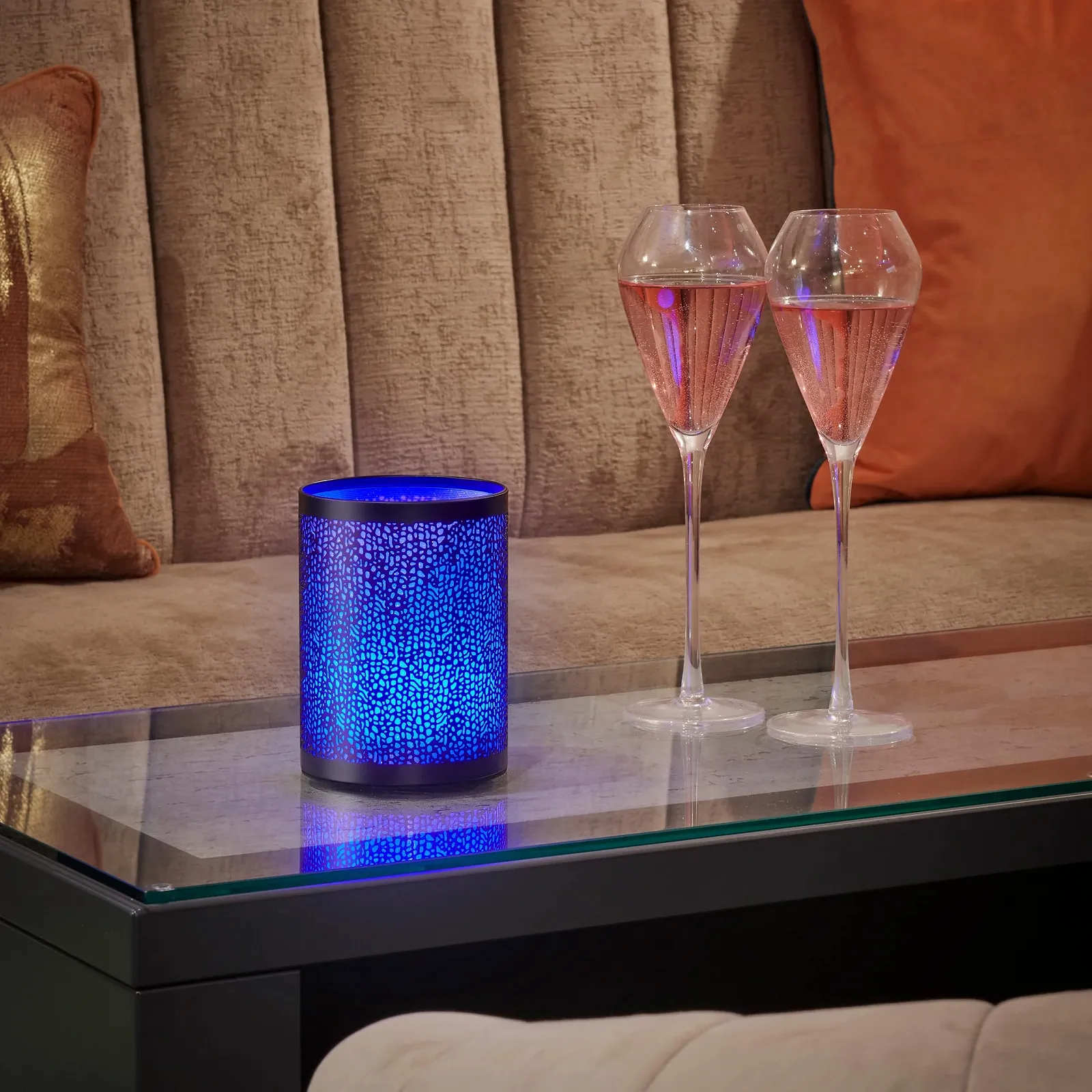 Настільна лампа Omniance Seraphine LED Акумуляторна Бездротова з пультом ДК Чорна 1 лампа 1 джерело світла, фото №8