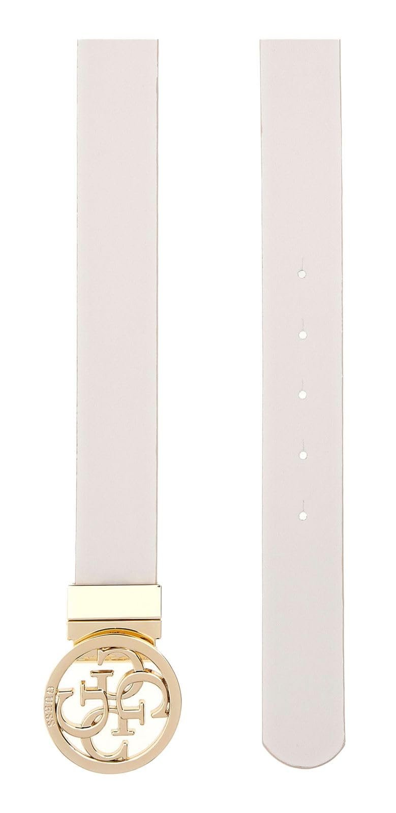 Ремень GUESS Noelle Nolana W75 Dove Logo - Можно укоротить, бежевый, фото №3