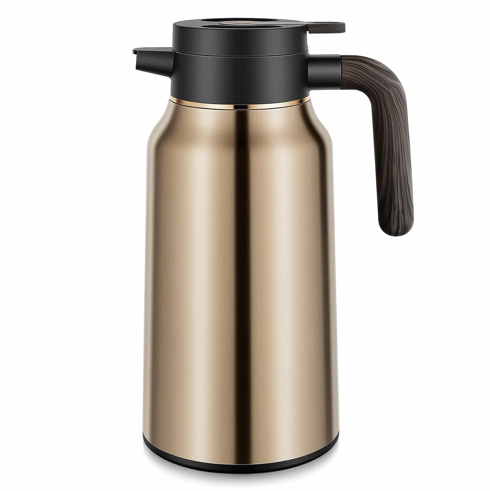 Термос-кавник 2 Л, Ізольований з швидким закриттям натисканням, фото №1