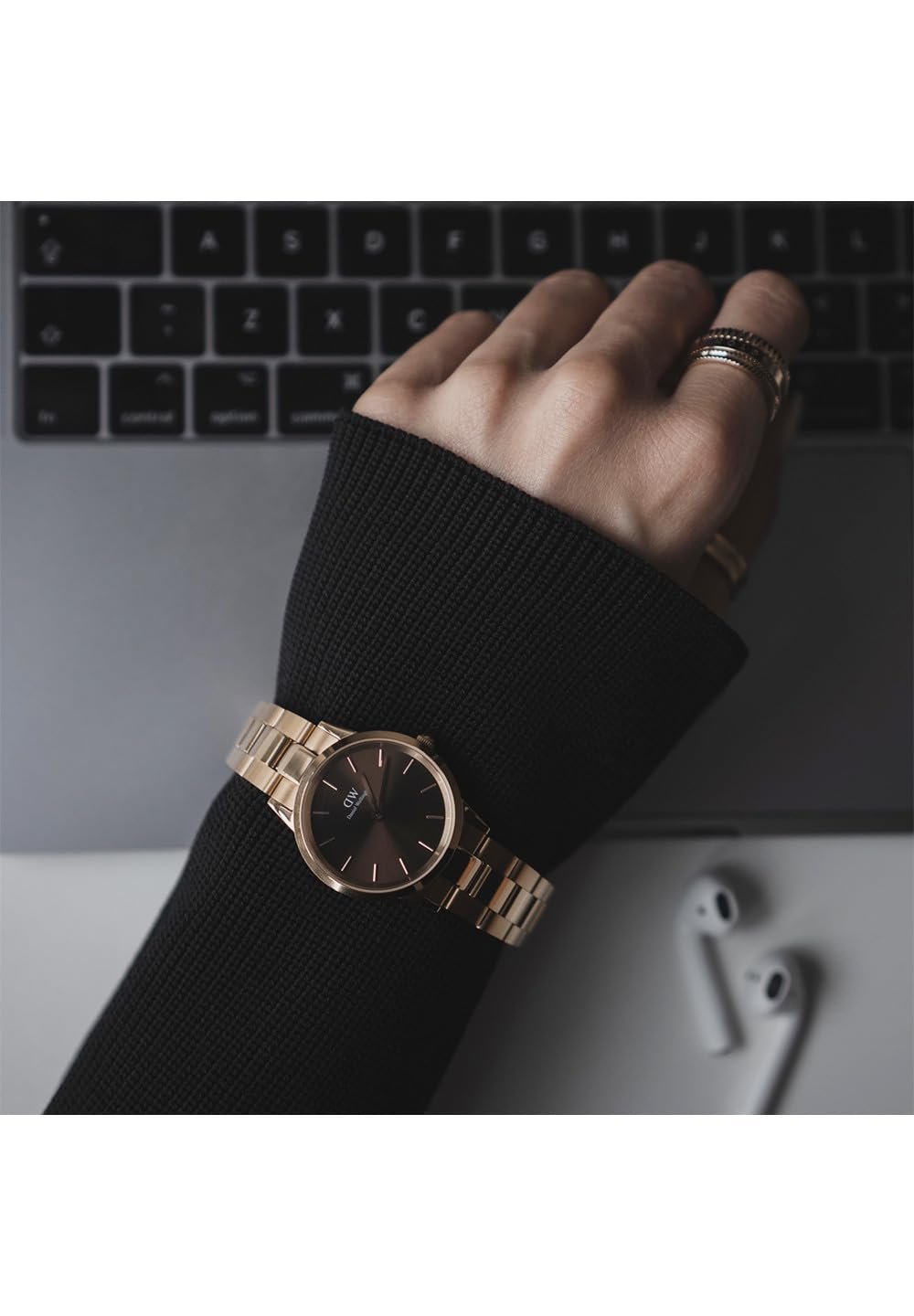Годинник Daniel Wellington Iconic Rose Gold нержавіюча сталь (316L), фото №2