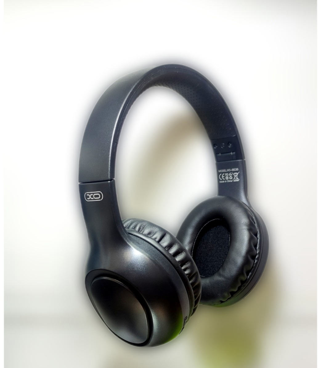 Наушники Bluetooth XO BE35 Elegant Over-Ear Black, фото №1 Наушники Bluetooth XO BE35 Elegant Over-Ear Black, фото №1