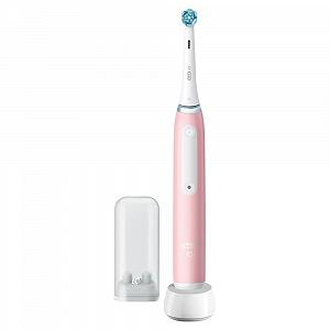 Зубна електрощітка Oral-B iO 3N Рожева, кругла щітка, м'які мікровібрації, 3 режими чищення, 1 зарядний пристрій, 1 тримач для щітки, перезаряджувана - Фото 1
