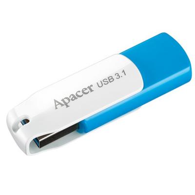USB флеш-накопитель Apacer 16gb AH357 Blue USB 3.1 AP16GAH357U-1, фото №2