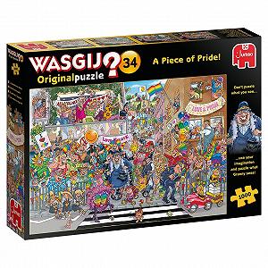 Купити Пазл Jumbo Spiele Wasgij Original 34 A Piece of Pride 1000 елементів від 10 років - Фото 1 Пазл Jumbo Spiele Wasgij Original 34 A Piece of Pride 1000 елементів від 10 років - Фото 1